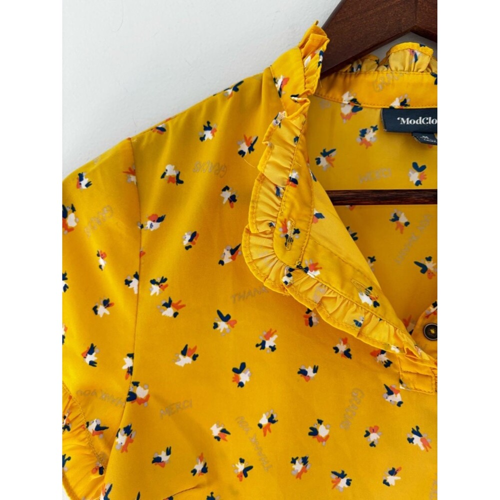 🌼 ModCloth Ruffle Blouse | Cottagecore Chic - Picture 2 of 9